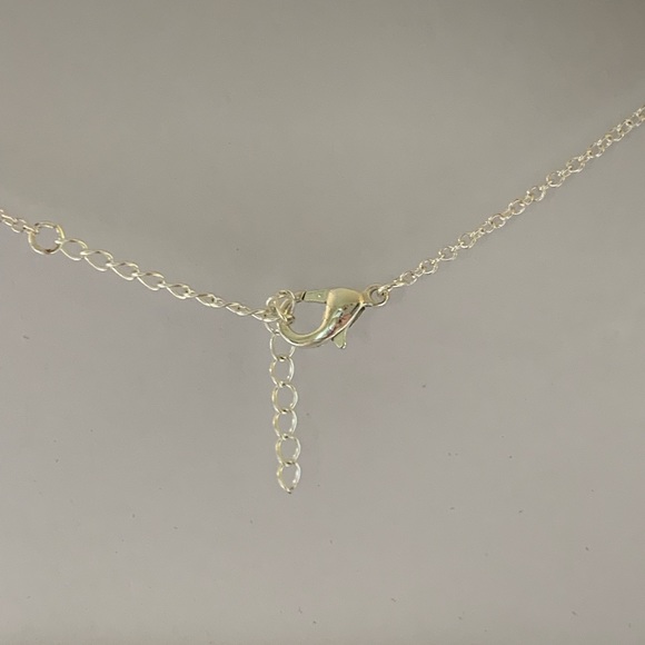 Paw 🐾 Print Dainty Silver Necklace🐶💗 - Picture 5 of 7